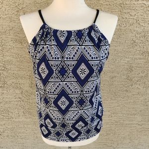 Colada Patterned strap blouse